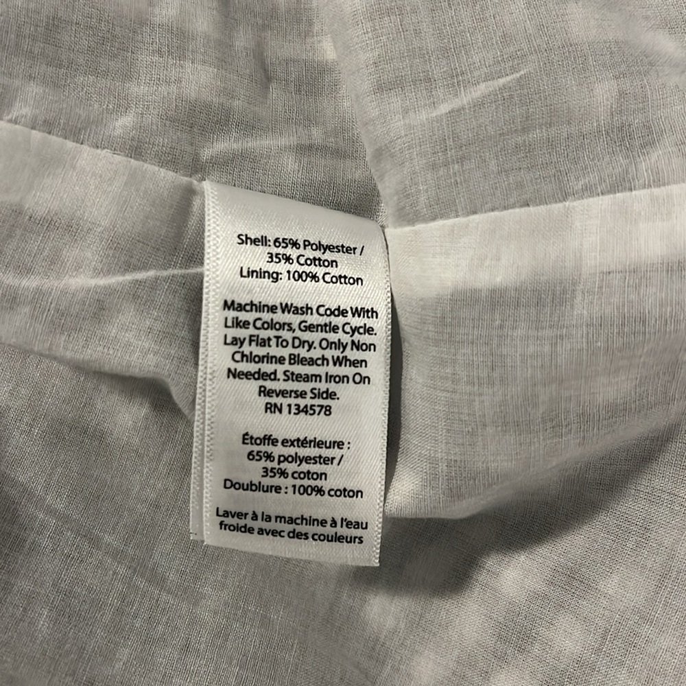 Vineyard Vines black and white check dress with tie in front. NWT Size 12 - Picture 7 of 8